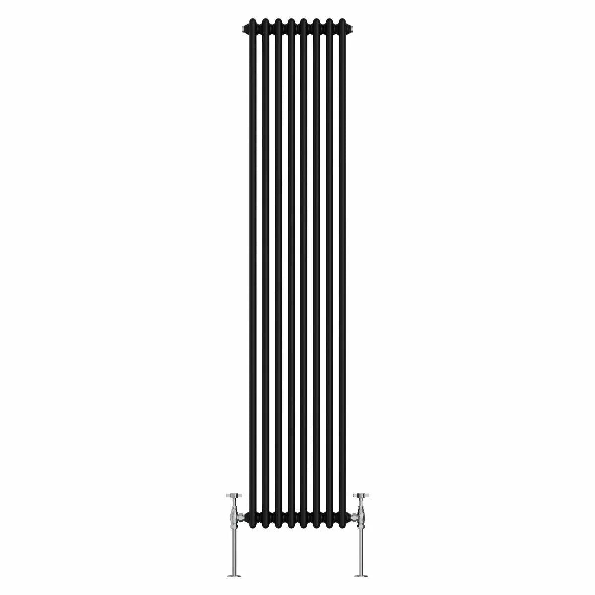 Ferentino - Traditional vertical column radiator black