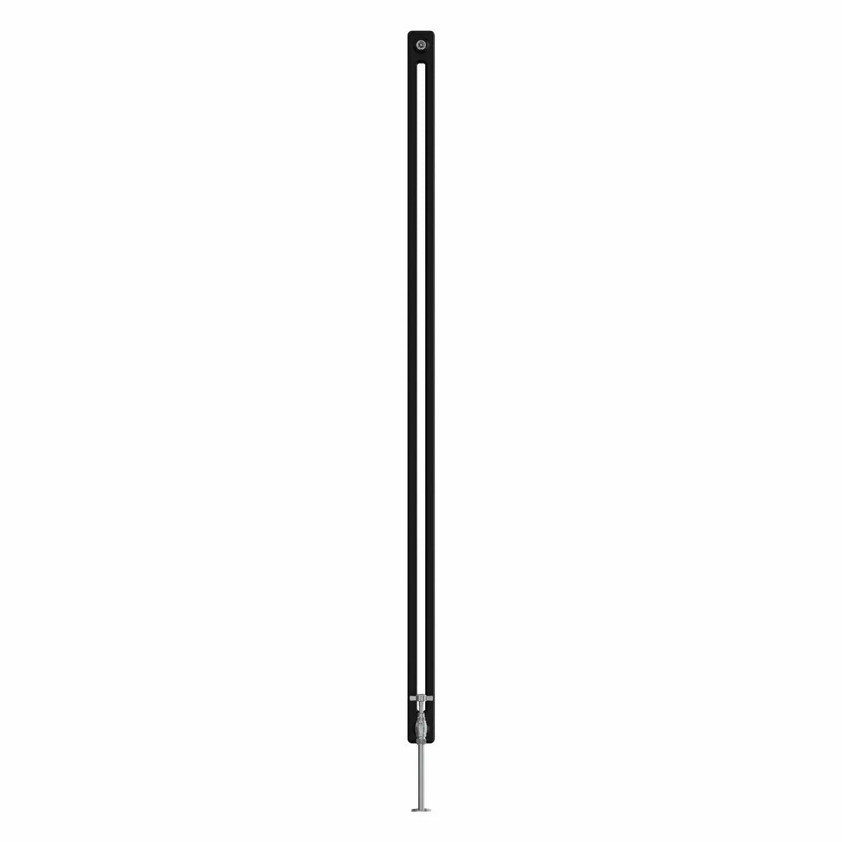 Ferentino - Traditional vertical column radiator black