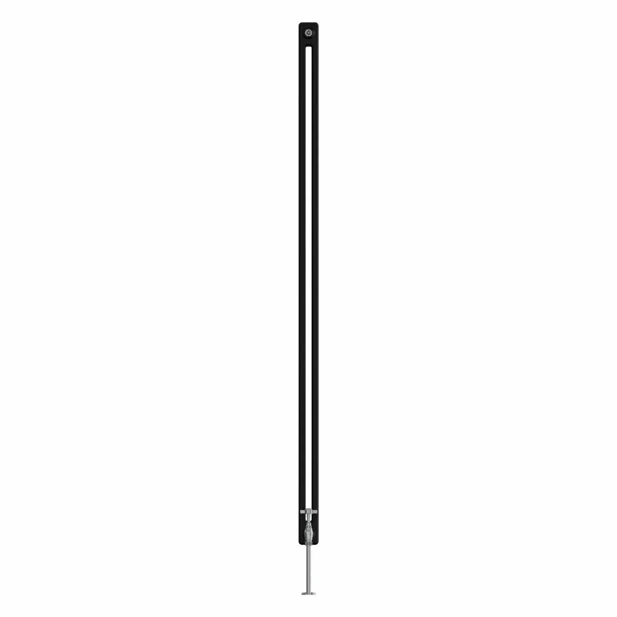 Ferentino - Traditional vertical column radiator black