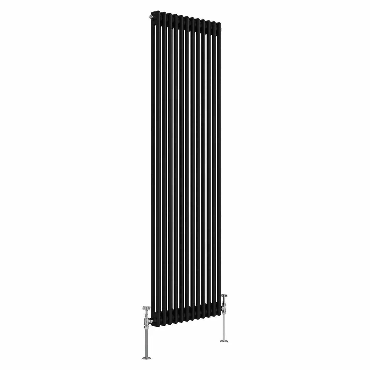 Ferentino - Traditional vertical column radiator black