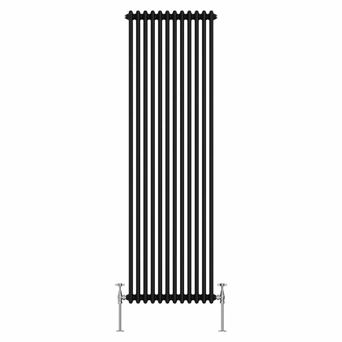 Ferentino - Traditional vertical column radiator black