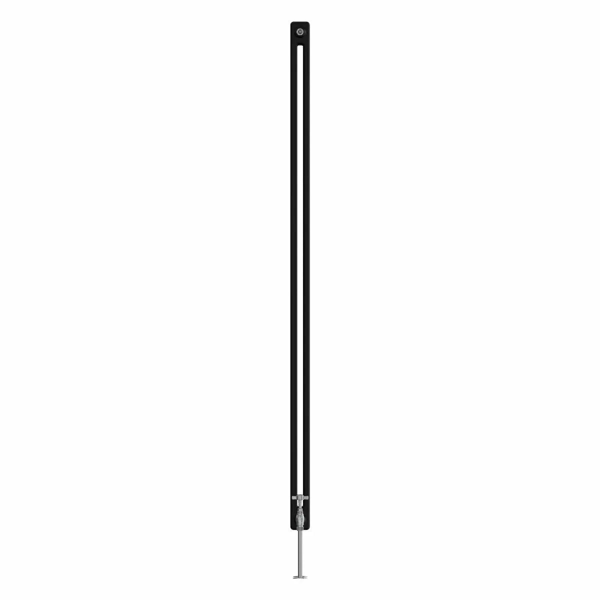 Ferentino - Traditional vertical column radiator black
