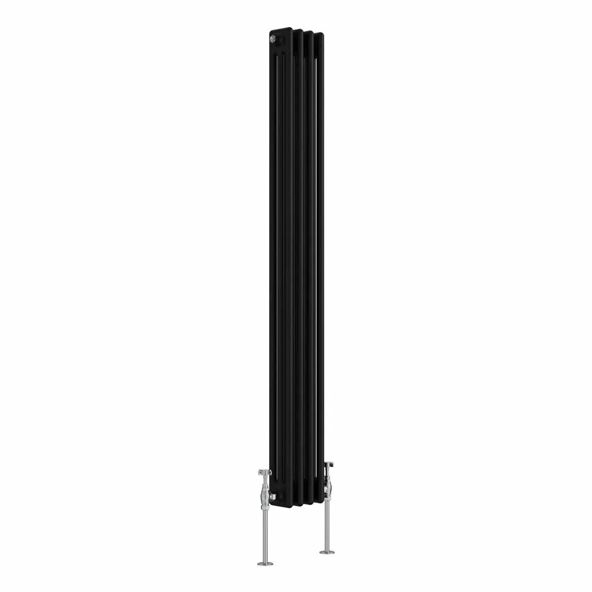 Ferentino - Traditional vertical column radiator black