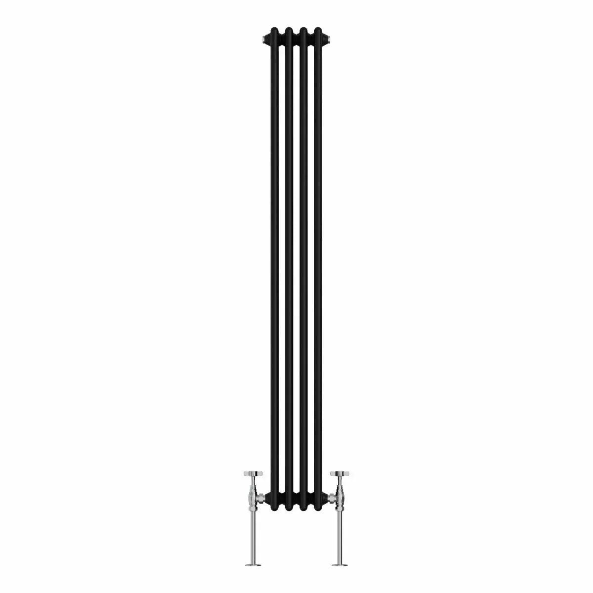 Ferentino - Traditional vertical column radiator black