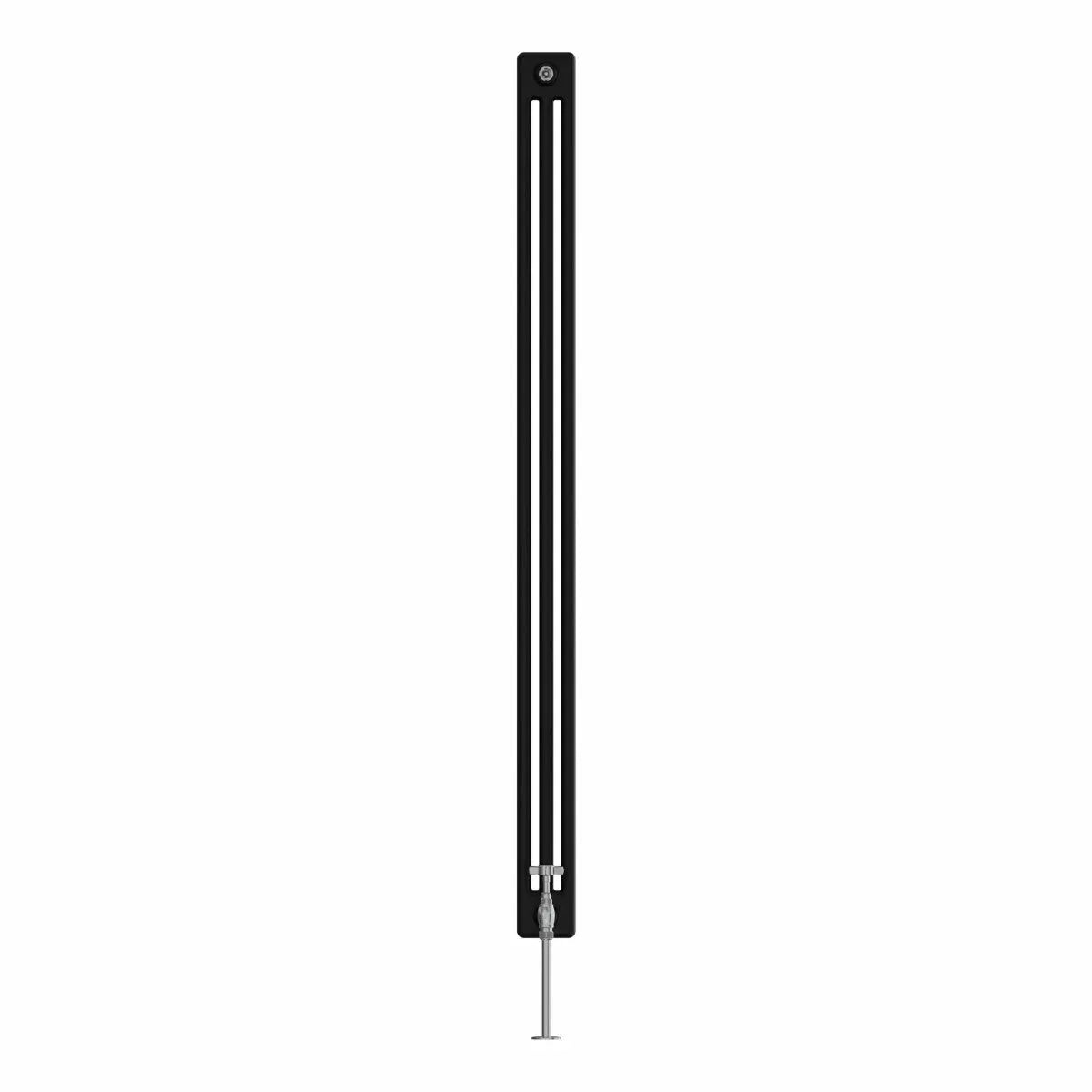 Ferentino - Traditional vertical column radiator black