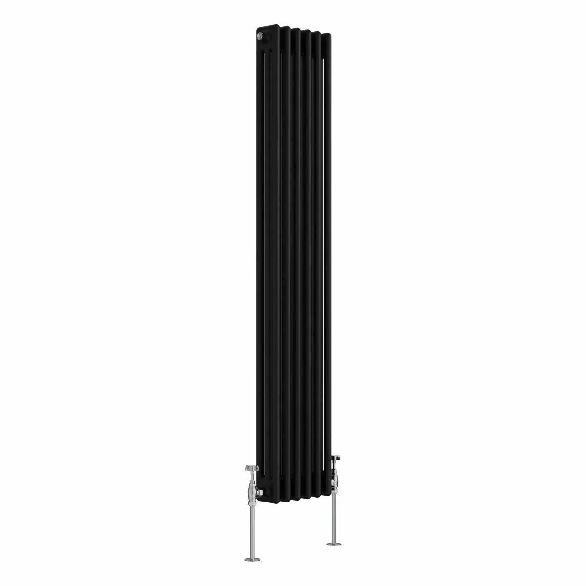 Ferentino - Traditional vertical column radiator black