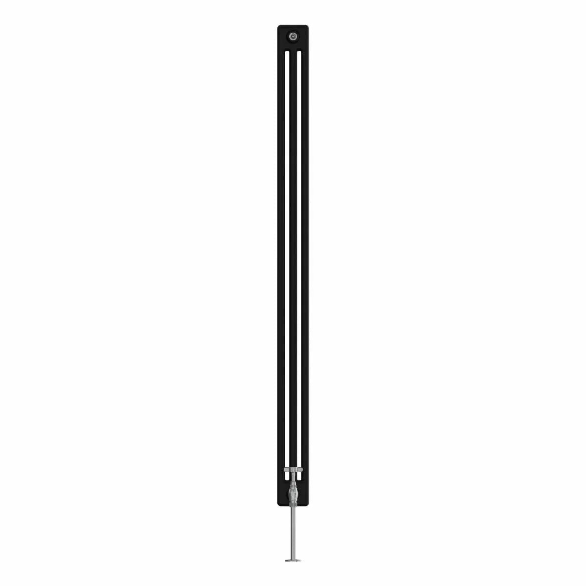 Ferentino - Traditional vertical column radiator black