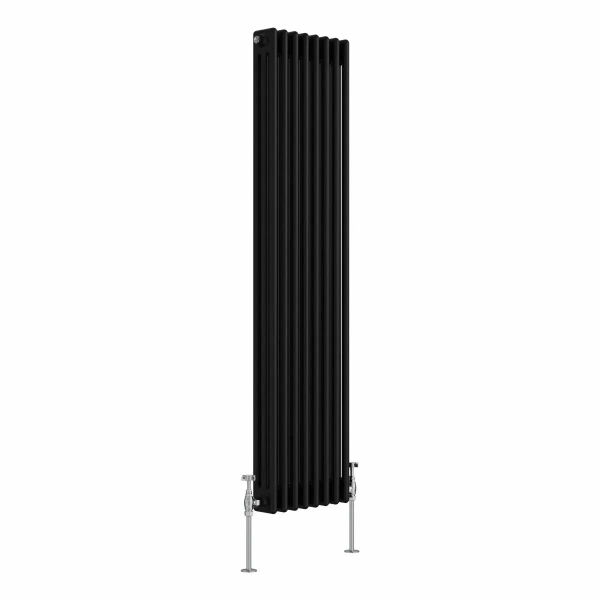 Ferentino - Traditional vertical column radiator black