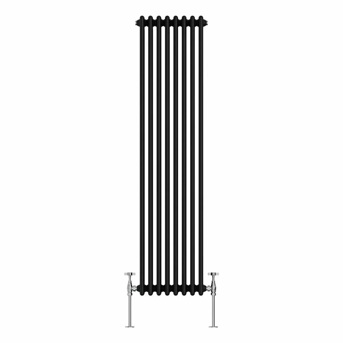Ferentino - Traditional vertical column radiator black