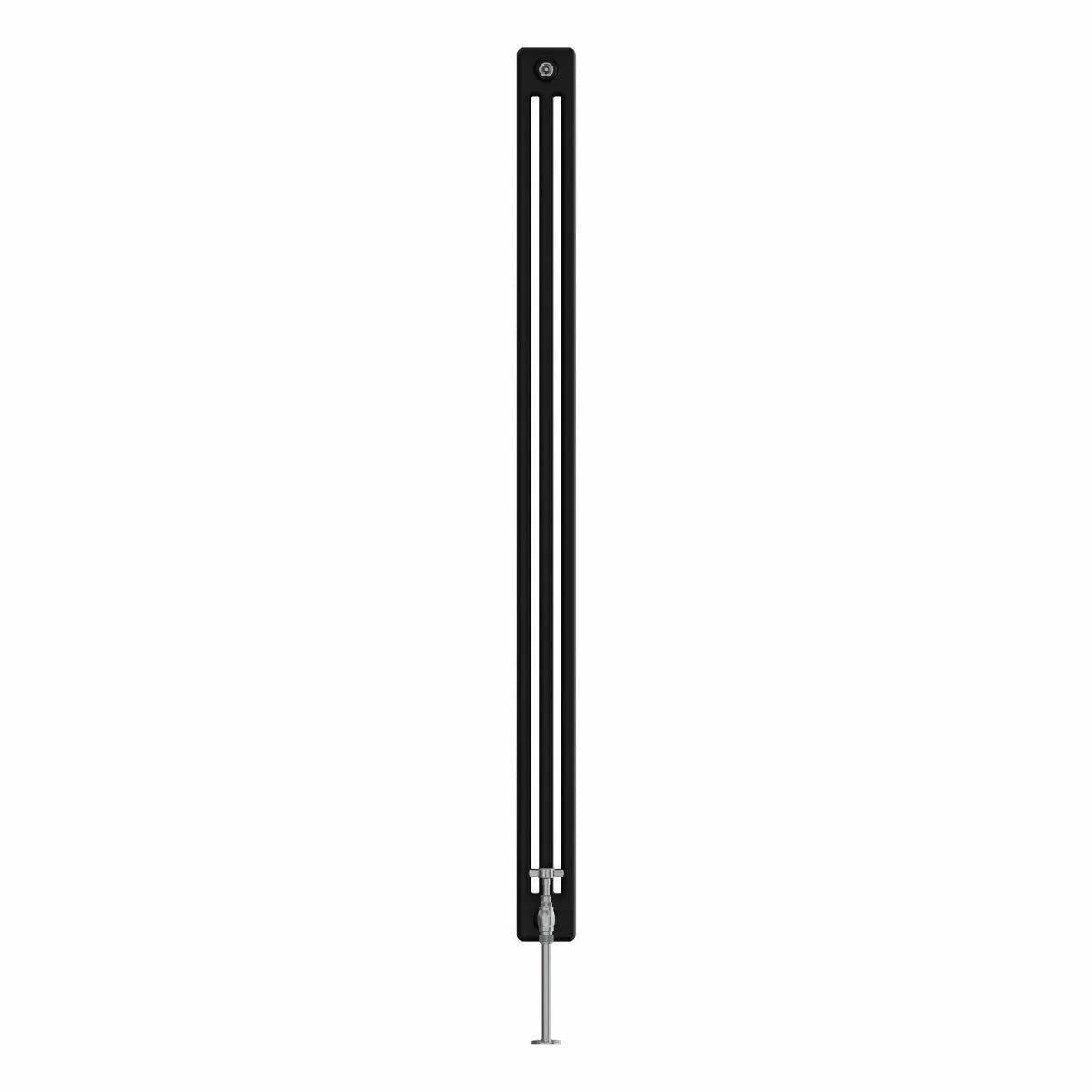 Ferentino - Traditional vertical column radiator black