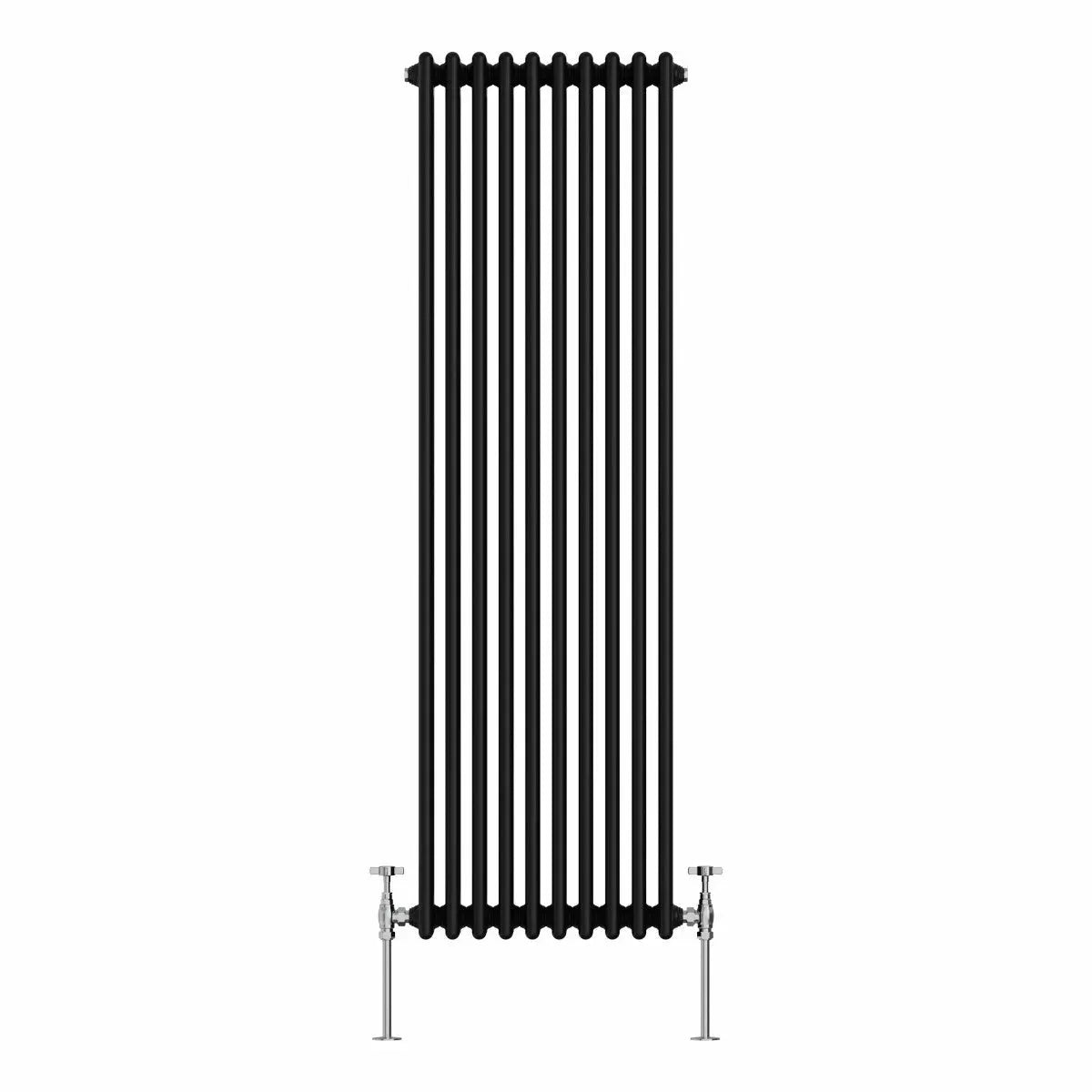 Ferentino - Traditional vertical column radiator black