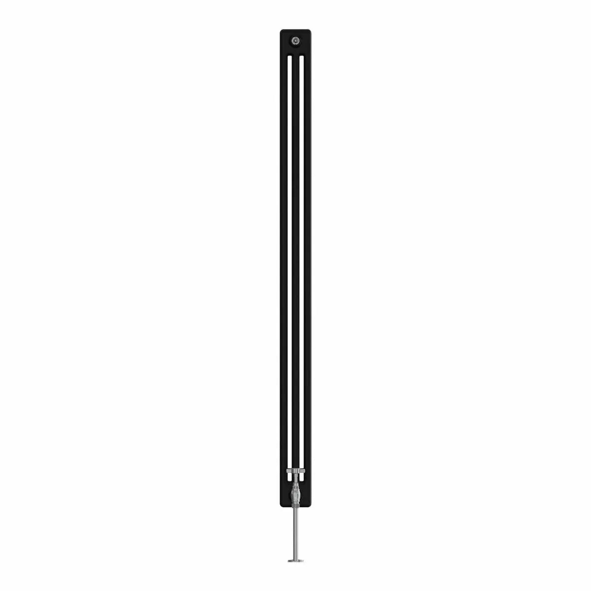Ferentino - Traditional vertical column radiator black
