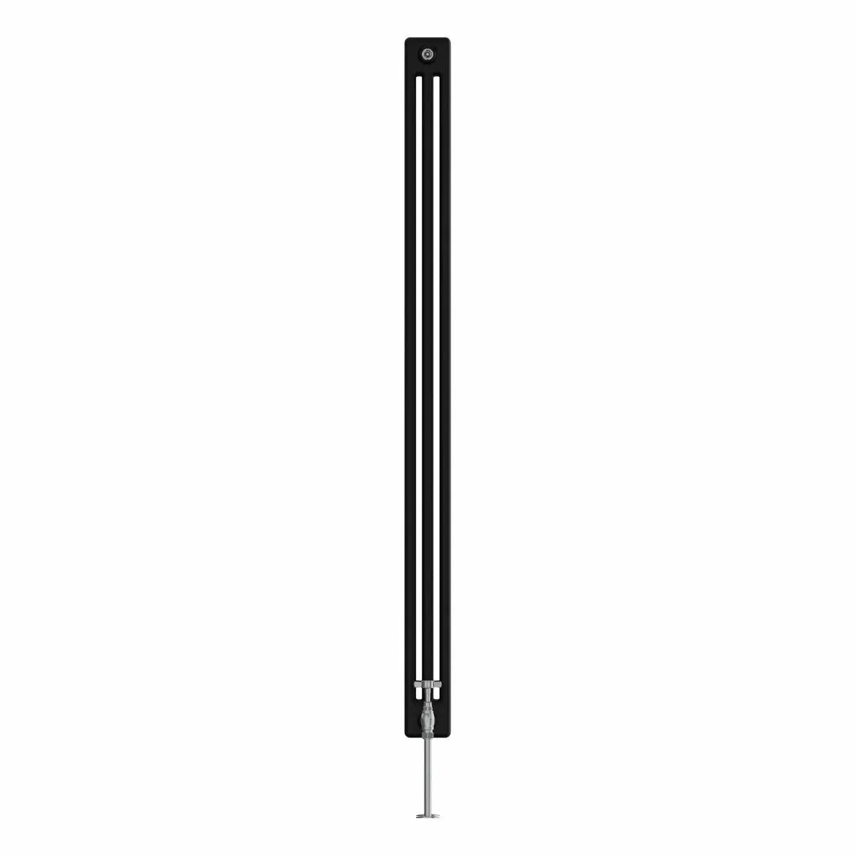 Ferentino - Traditional vertical column radiator black