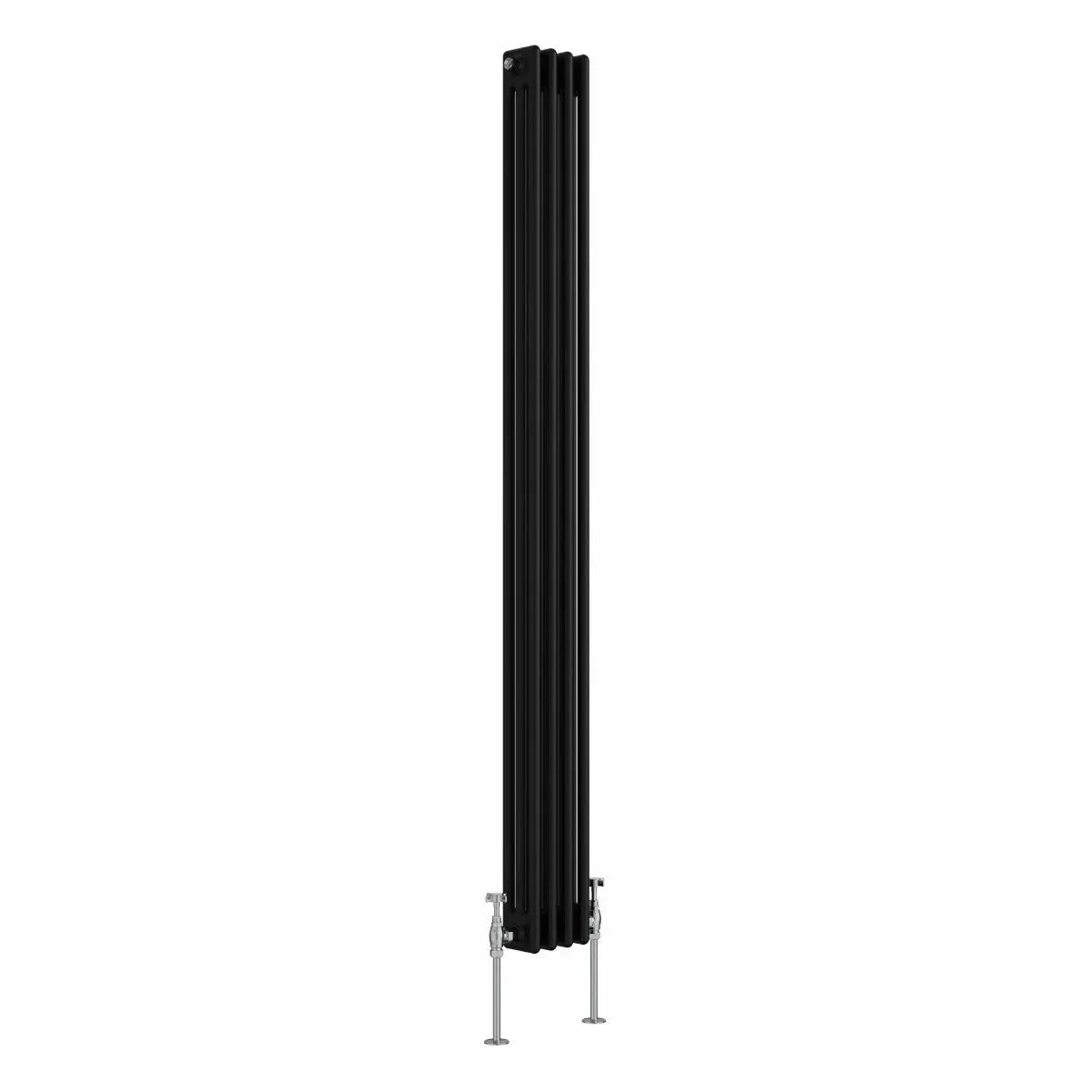 Ferentino - Traditional vertical column radiator black