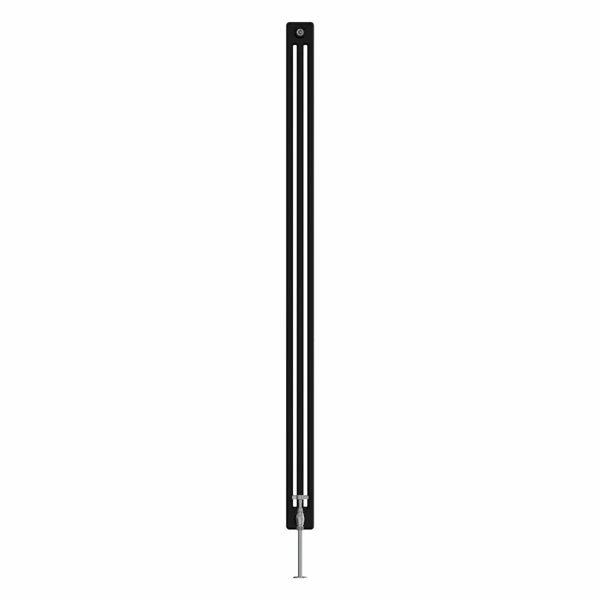 Ferentino - Traditional vertical column radiator black