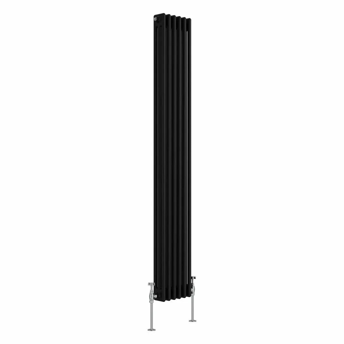 Ferentino - Traditional vertical column radiator black