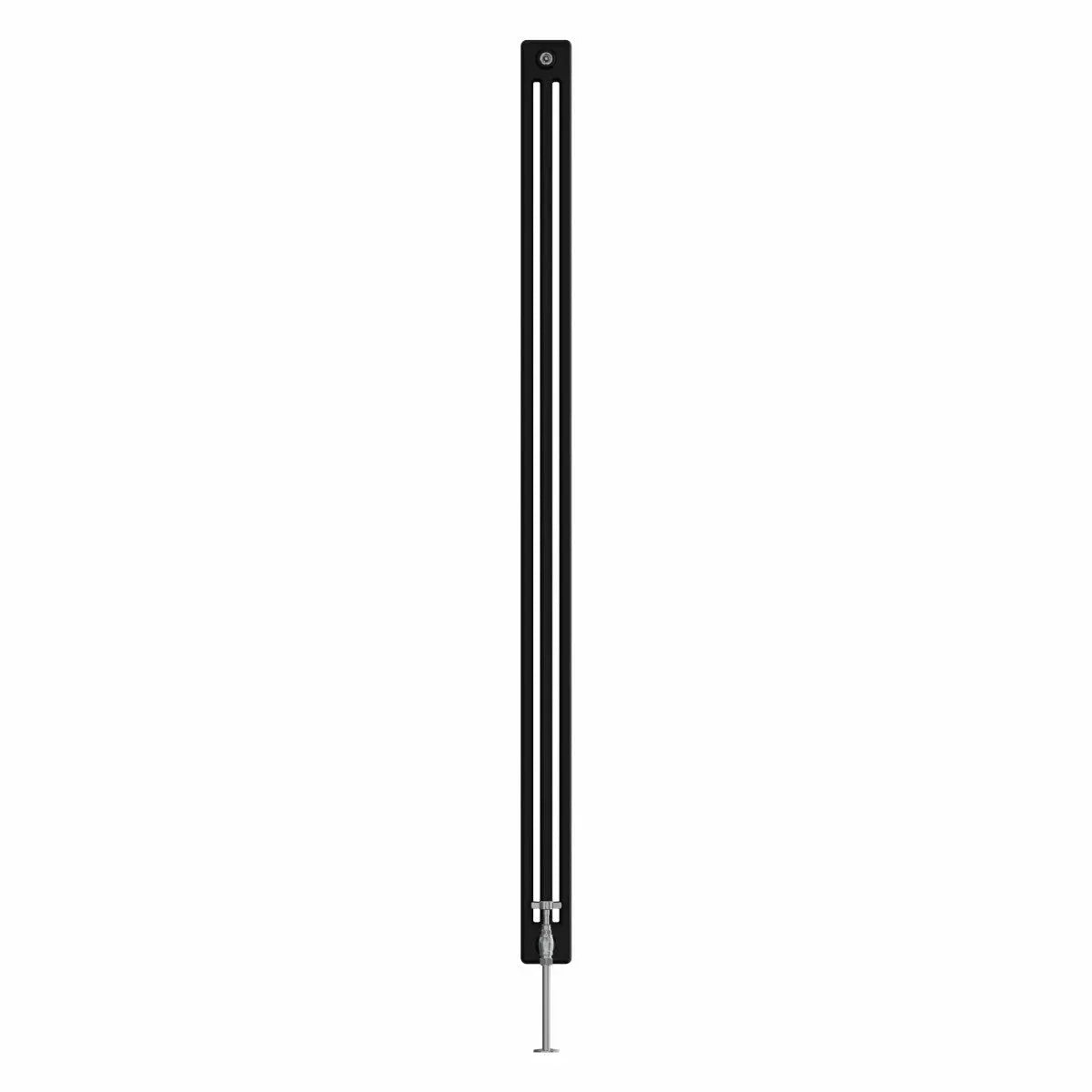 Ferentino - Traditional vertical column radiator black