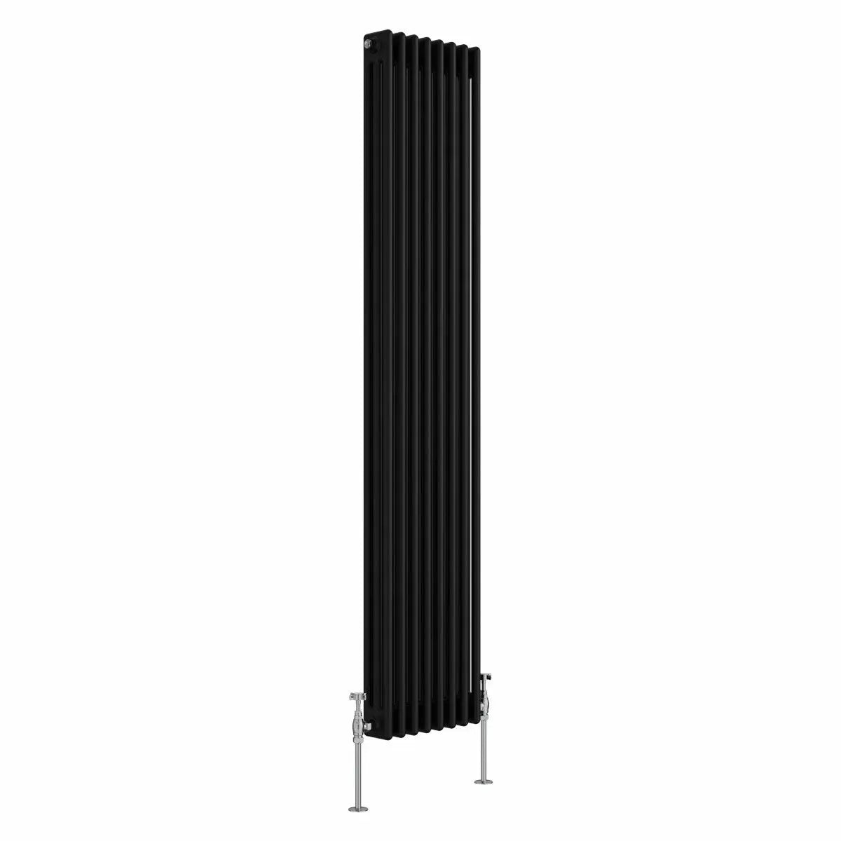 Ferentino - Traditional vertical column radiator black