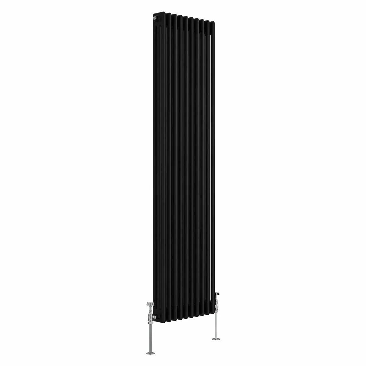 Ferentino - Traditional vertical column radiator black