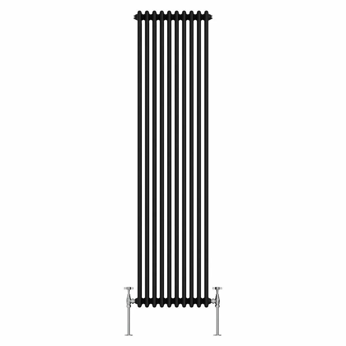 Ferentino - Traditional vertical column radiator black