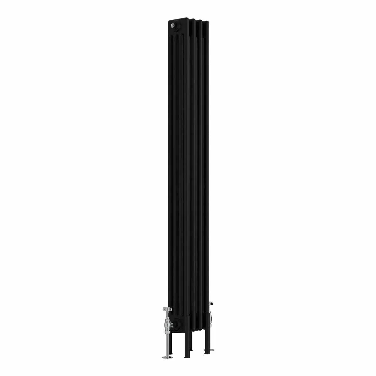 Ferentino - Traditional vertical column radiator black