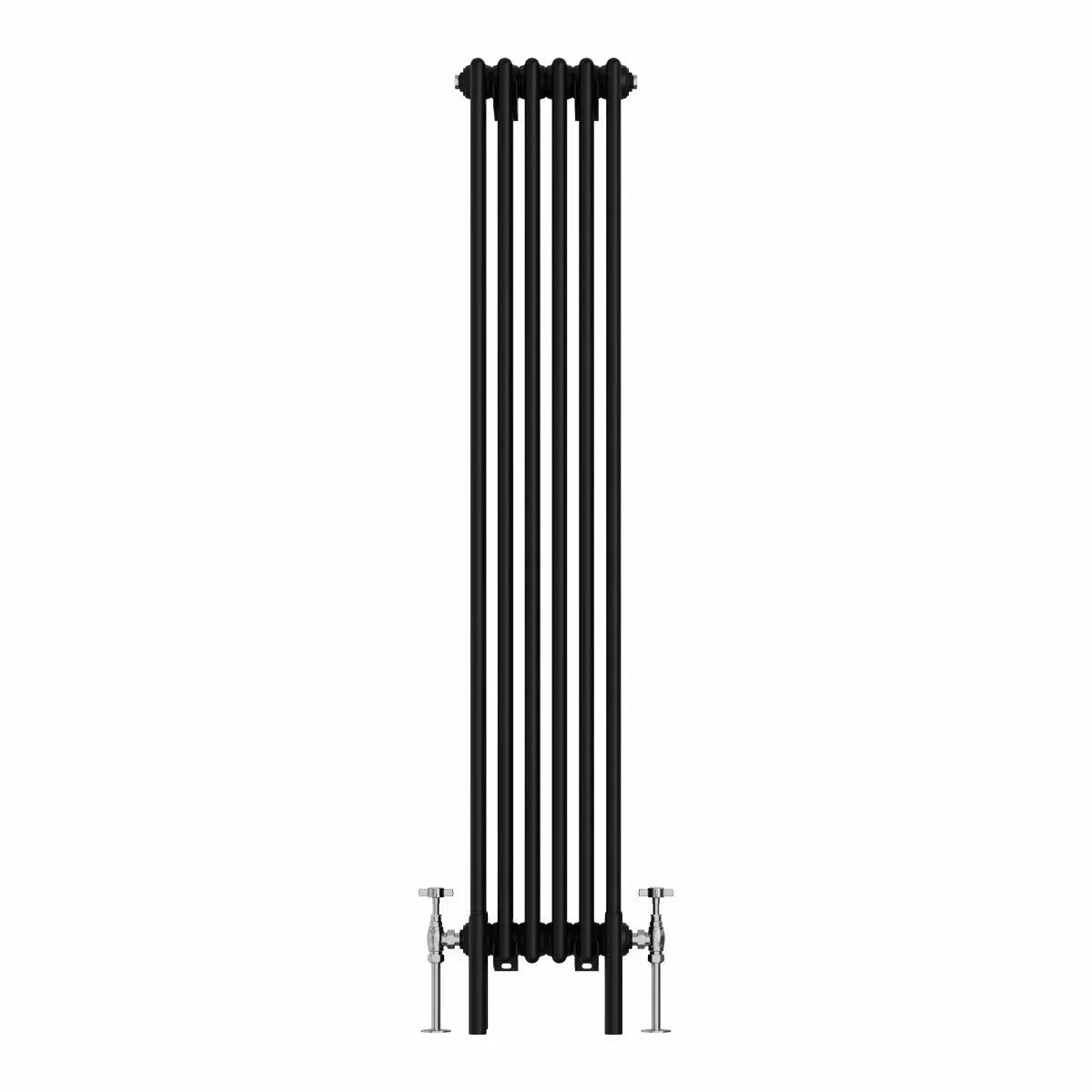 Ferentino - Traditional vertical column radiator black