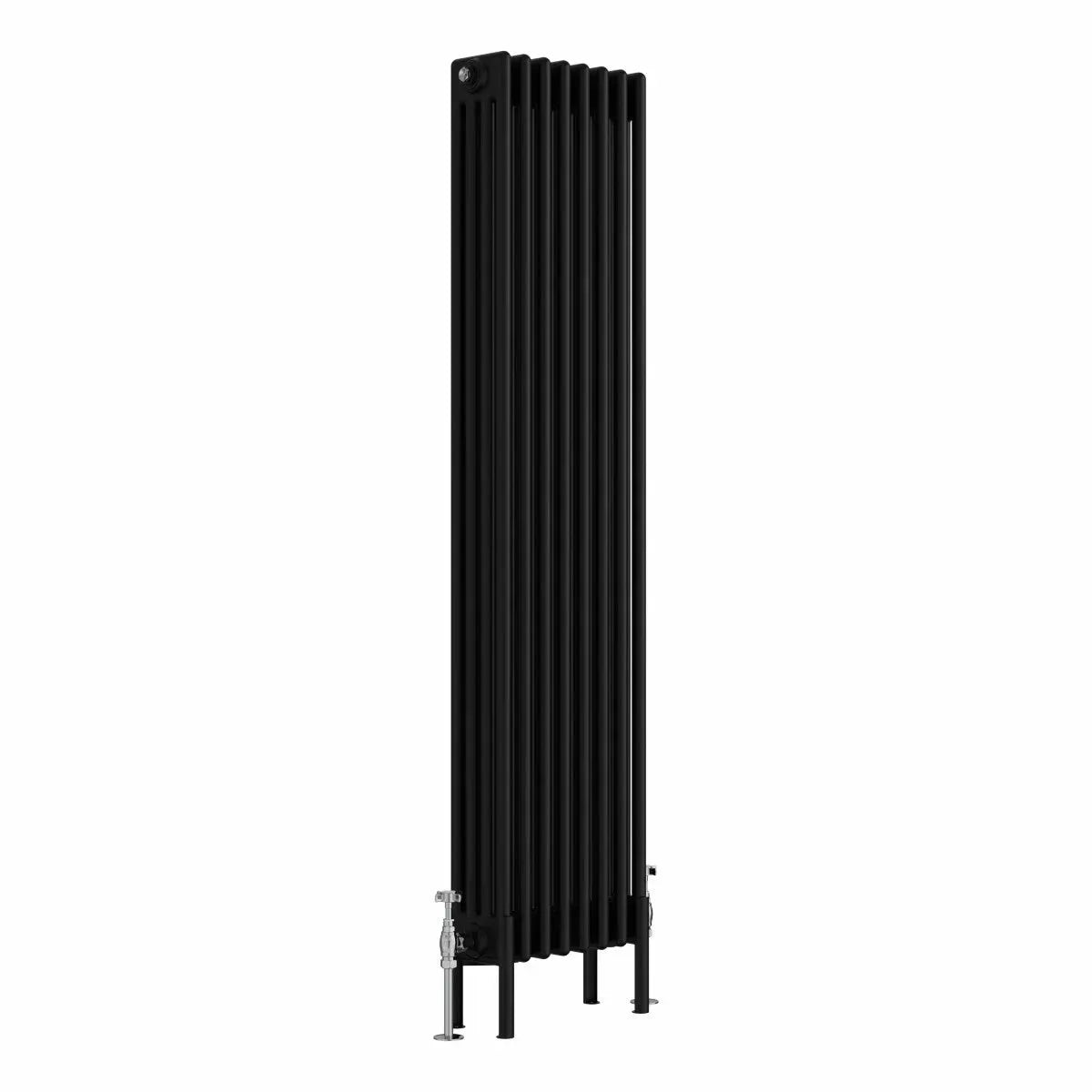 Ferentino - Traditional vertical column radiator black