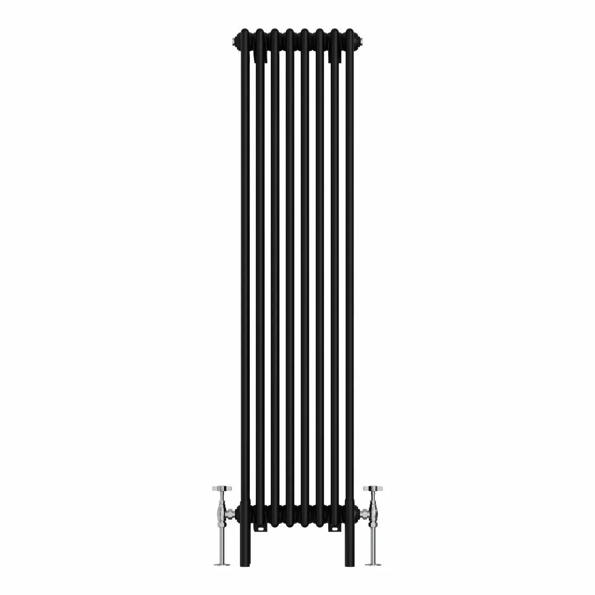 Ferentino - Traditional vertical column radiator black