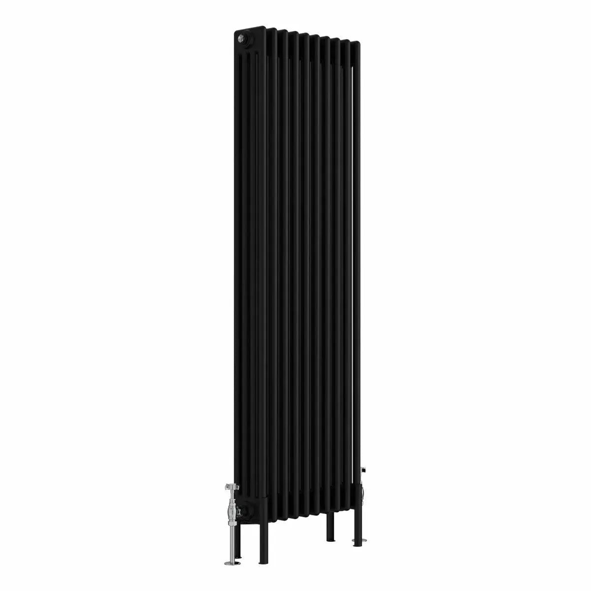 Ferentino - Traditional vertical column radiator black