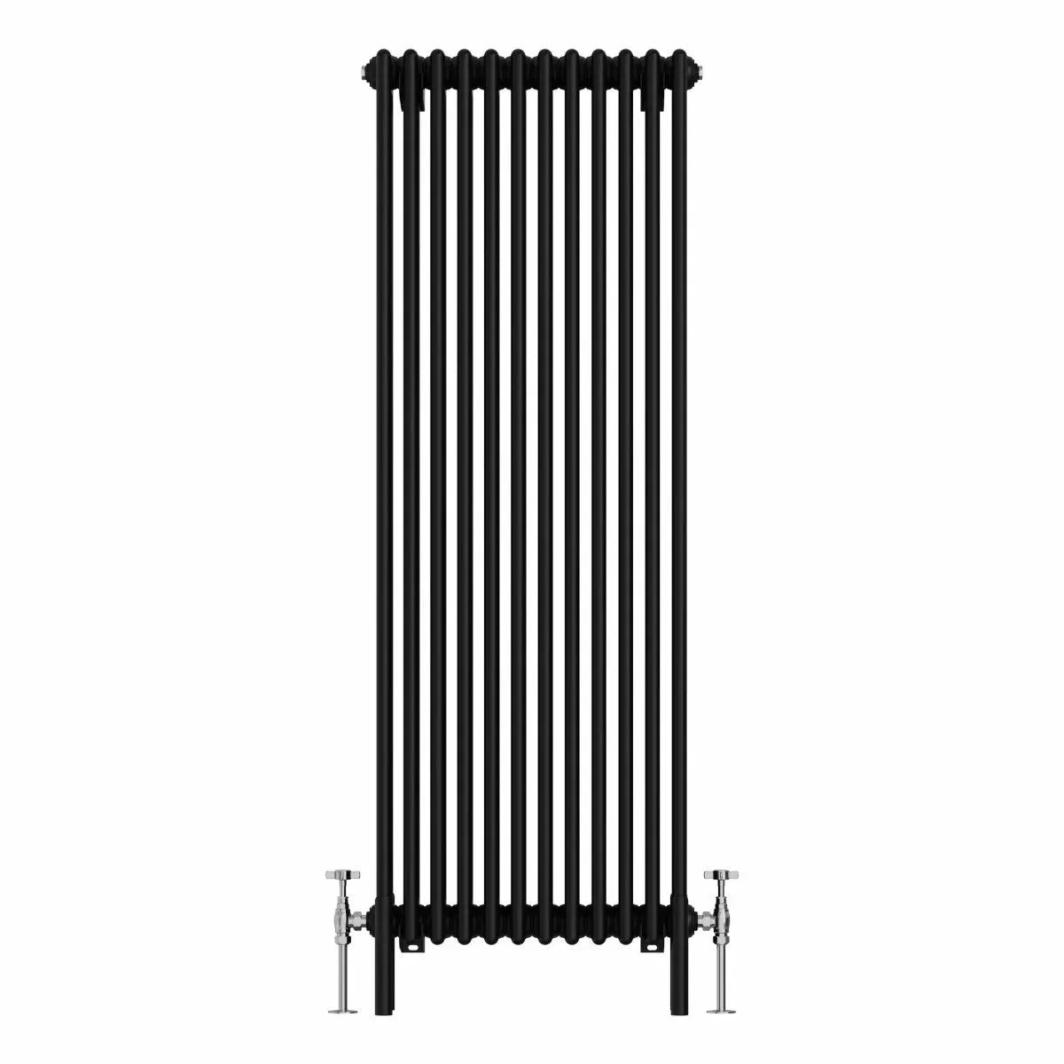 Ferentino - Traditional vertical column radiator black