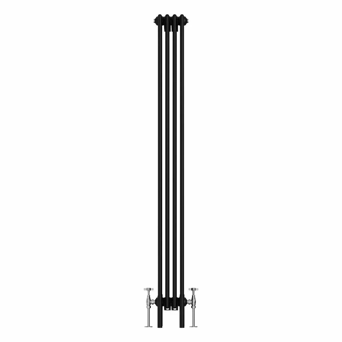 Ferentino - Traditional vertical column radiator black