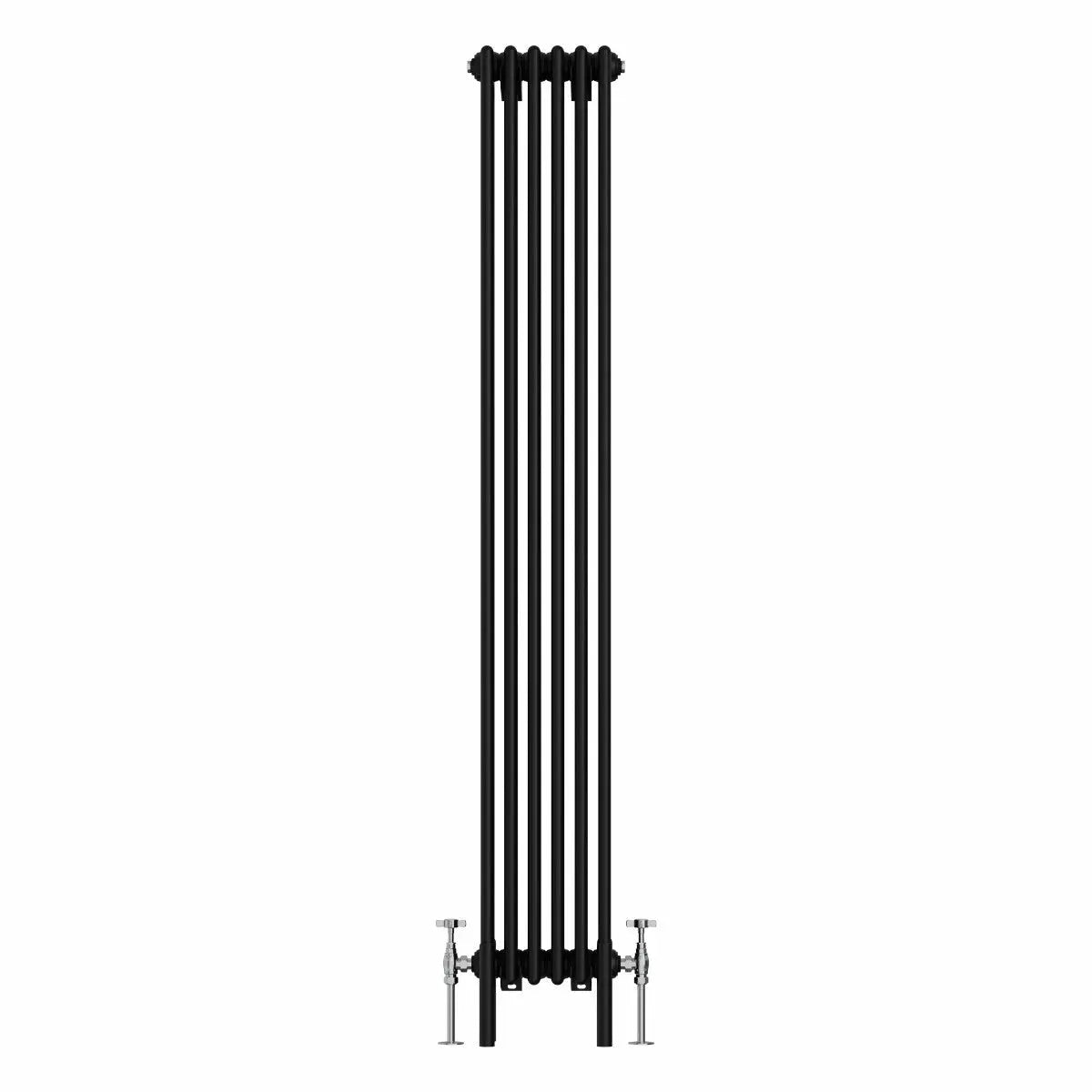 Ferentino - Traditional vertical column radiator black