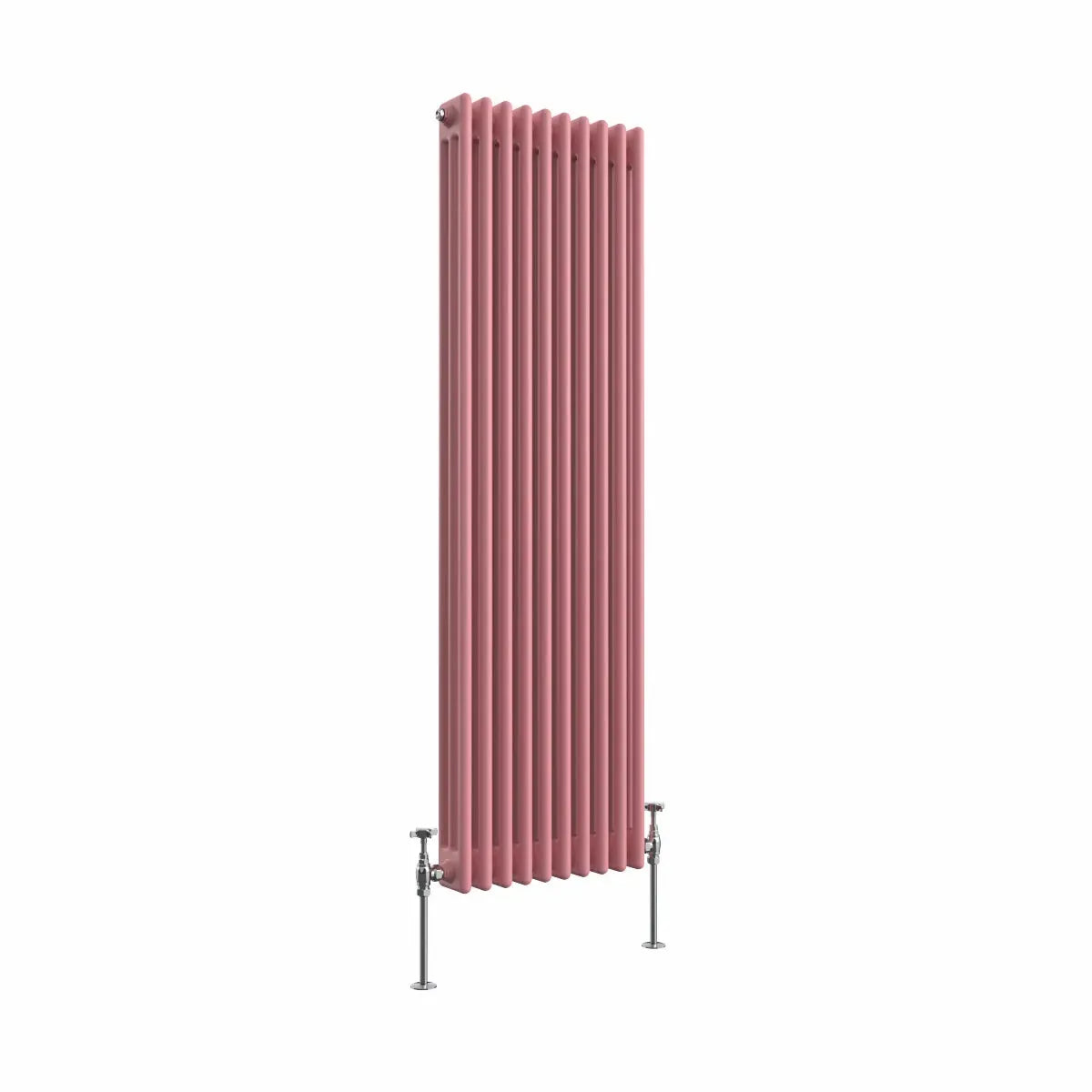 Ferentino - Traditional vertical column radiator light pink