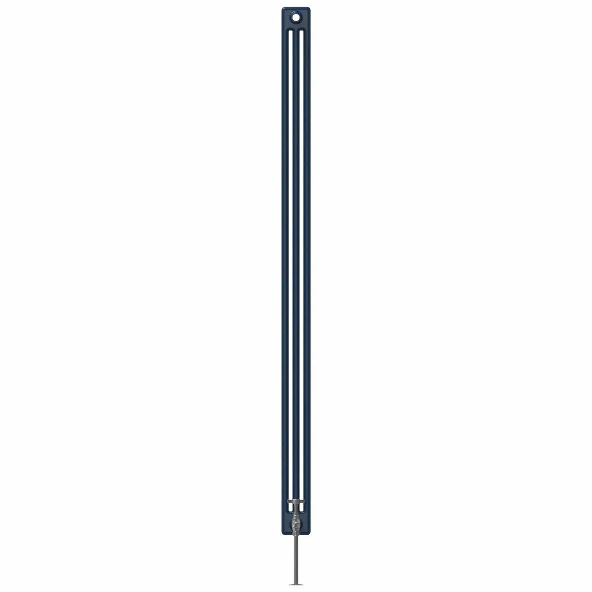 Ferentino - Traditional vertical column radiator sapphire blue