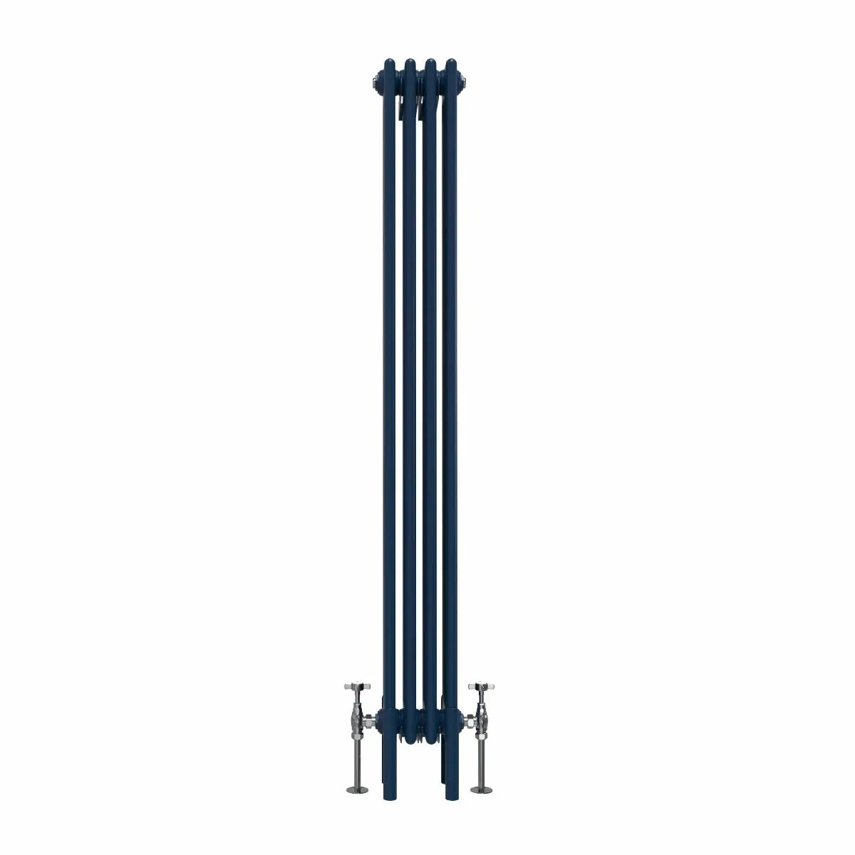 Ferentino - Traditional vertical column radiator sapphire blue