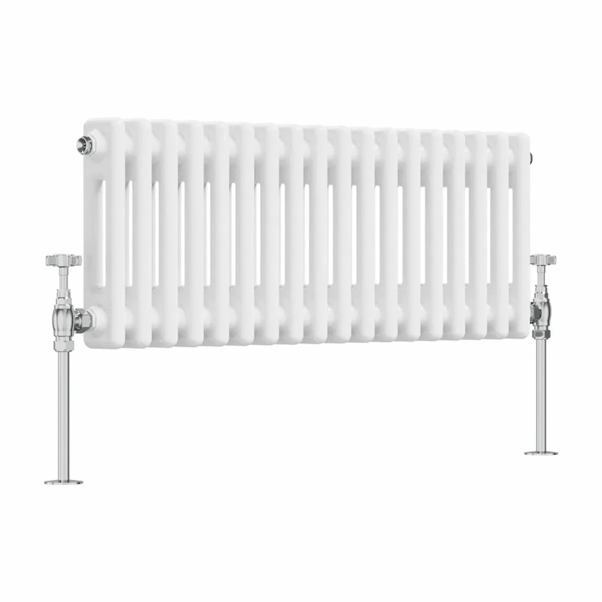 Ferentino - Traditional horizontal column radiator white