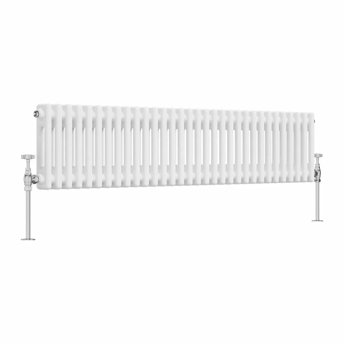 Ferentino - Traditional horizontal column radiator white