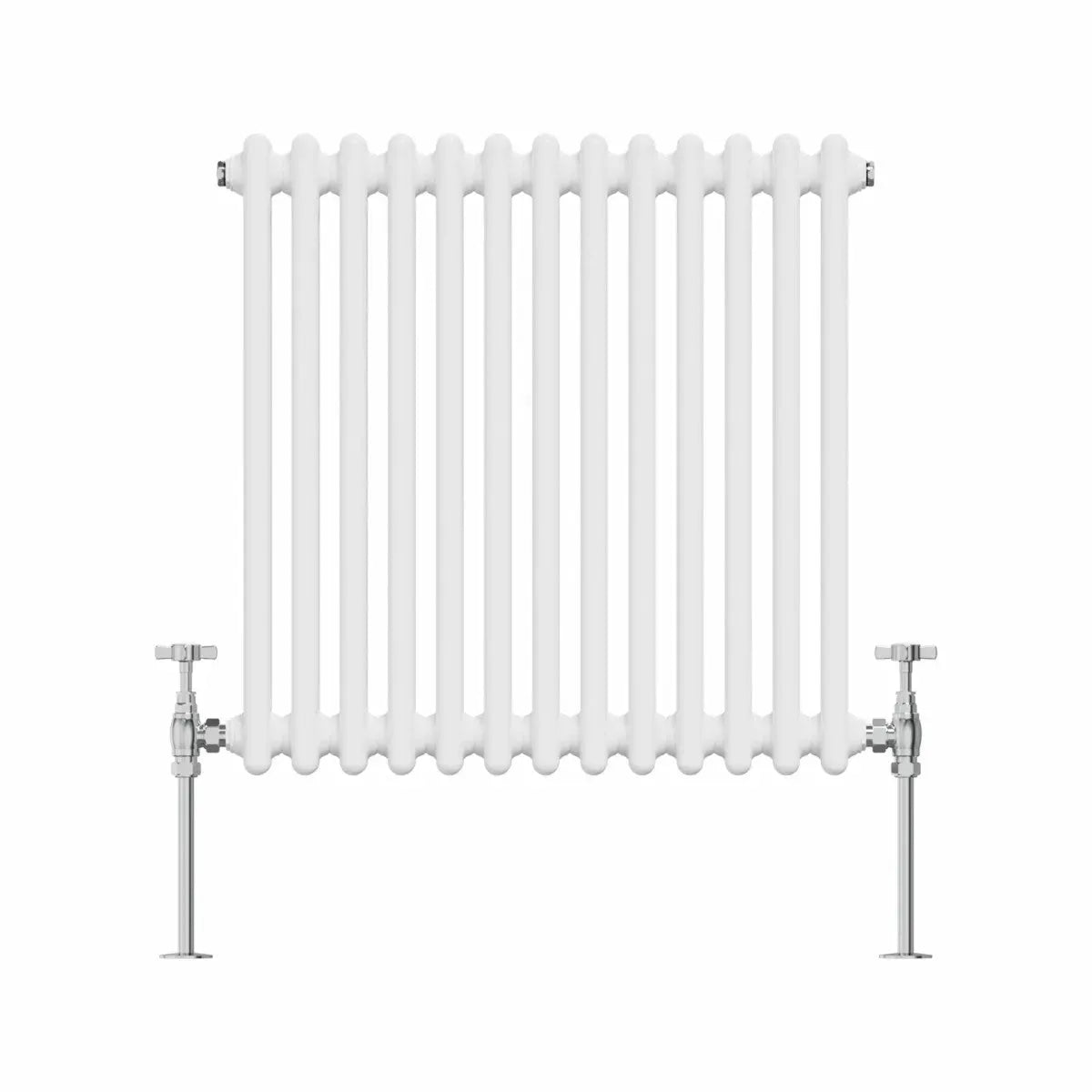 Ferentino - Traditional horizontal column radiator white