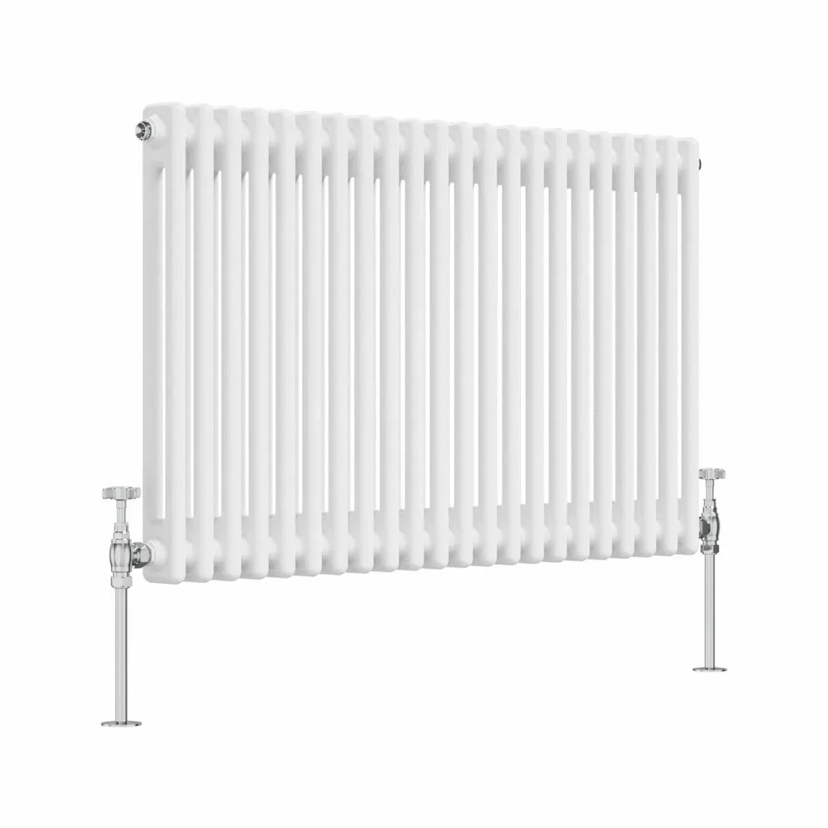 Ferentino - Traditional horizontal column radiator white