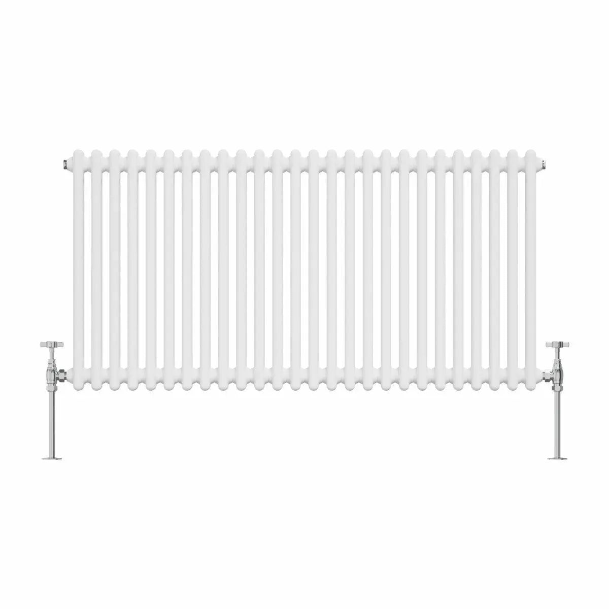 Ferentino - Traditional horizontal column radiator white