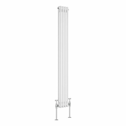 Ferentino - Traditional vertical column radiator white