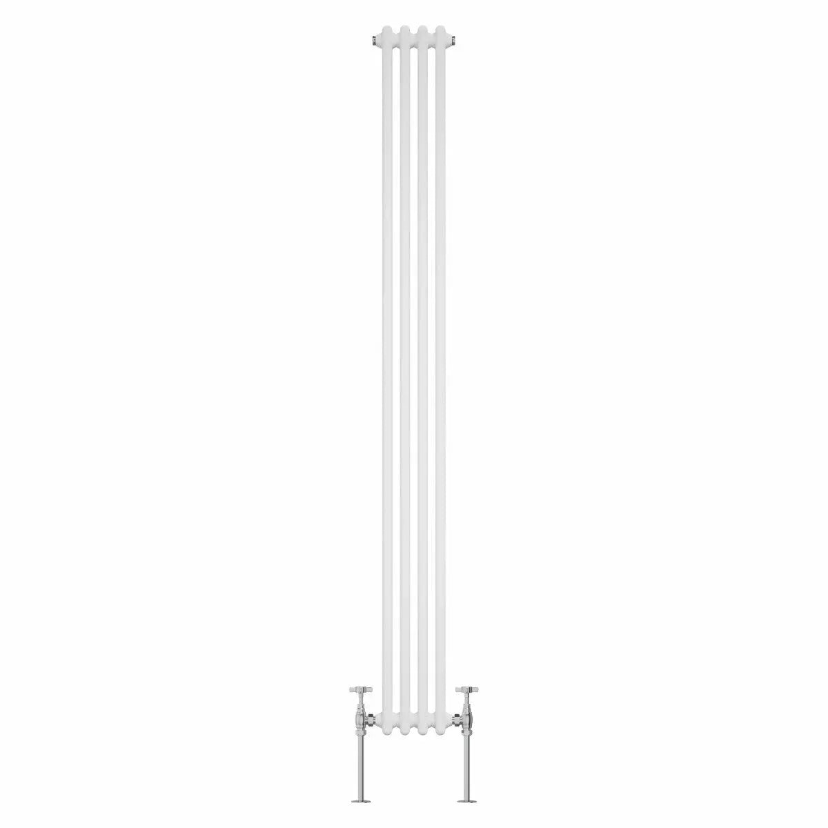 Ferentino - Traditional vertical column radiator white