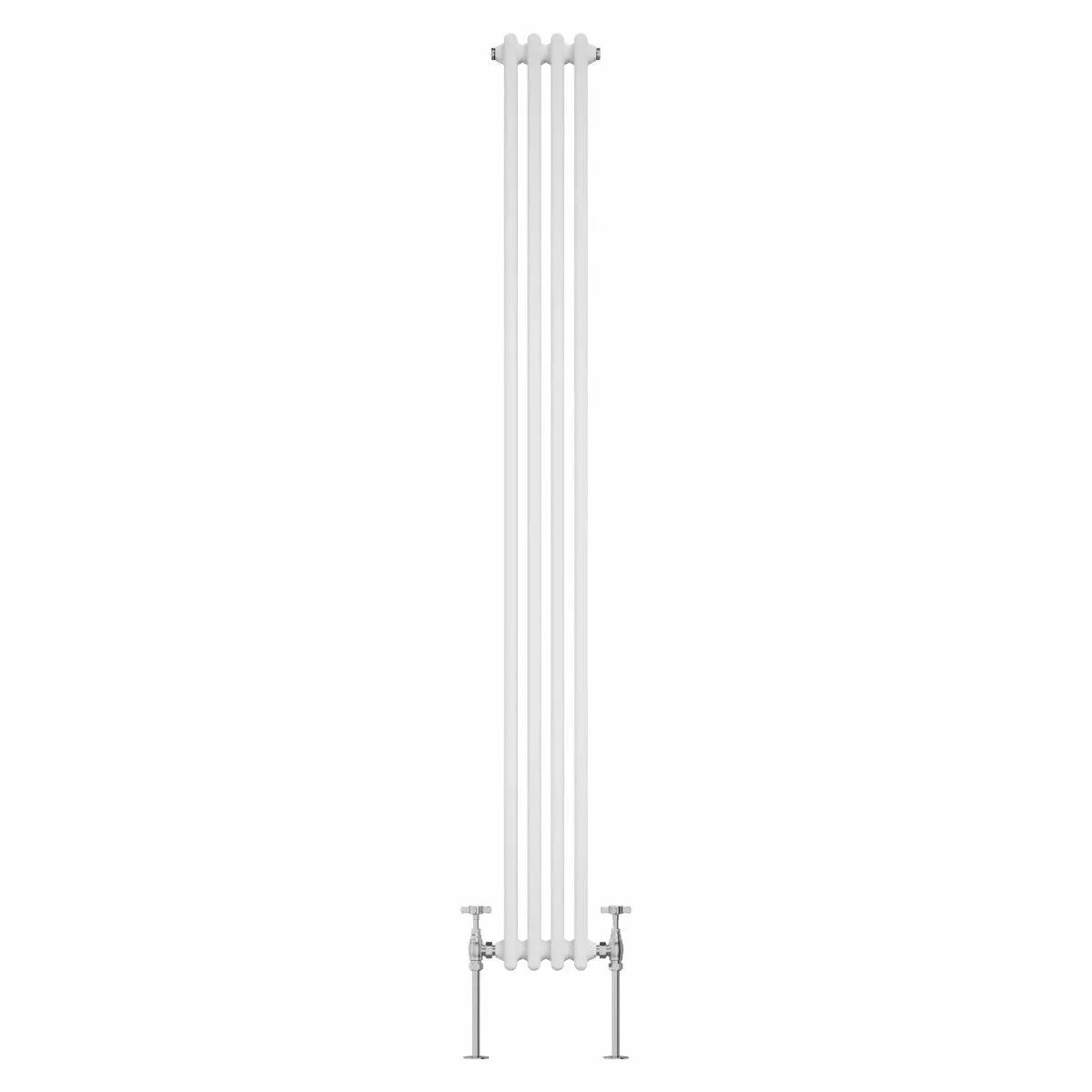 Ferentino - Traditional vertical column radiator white