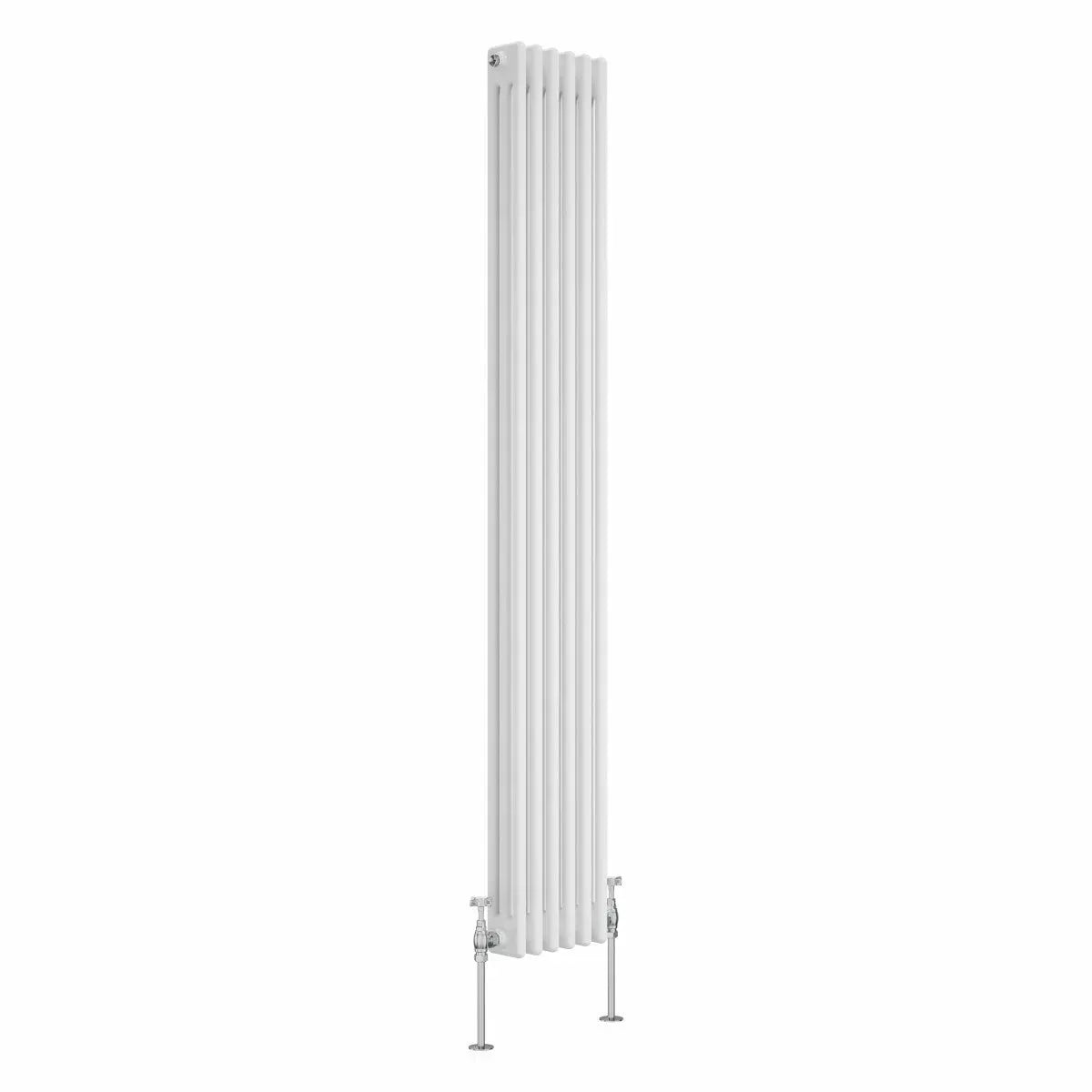 Ferentino - Traditional vertical column radiator white