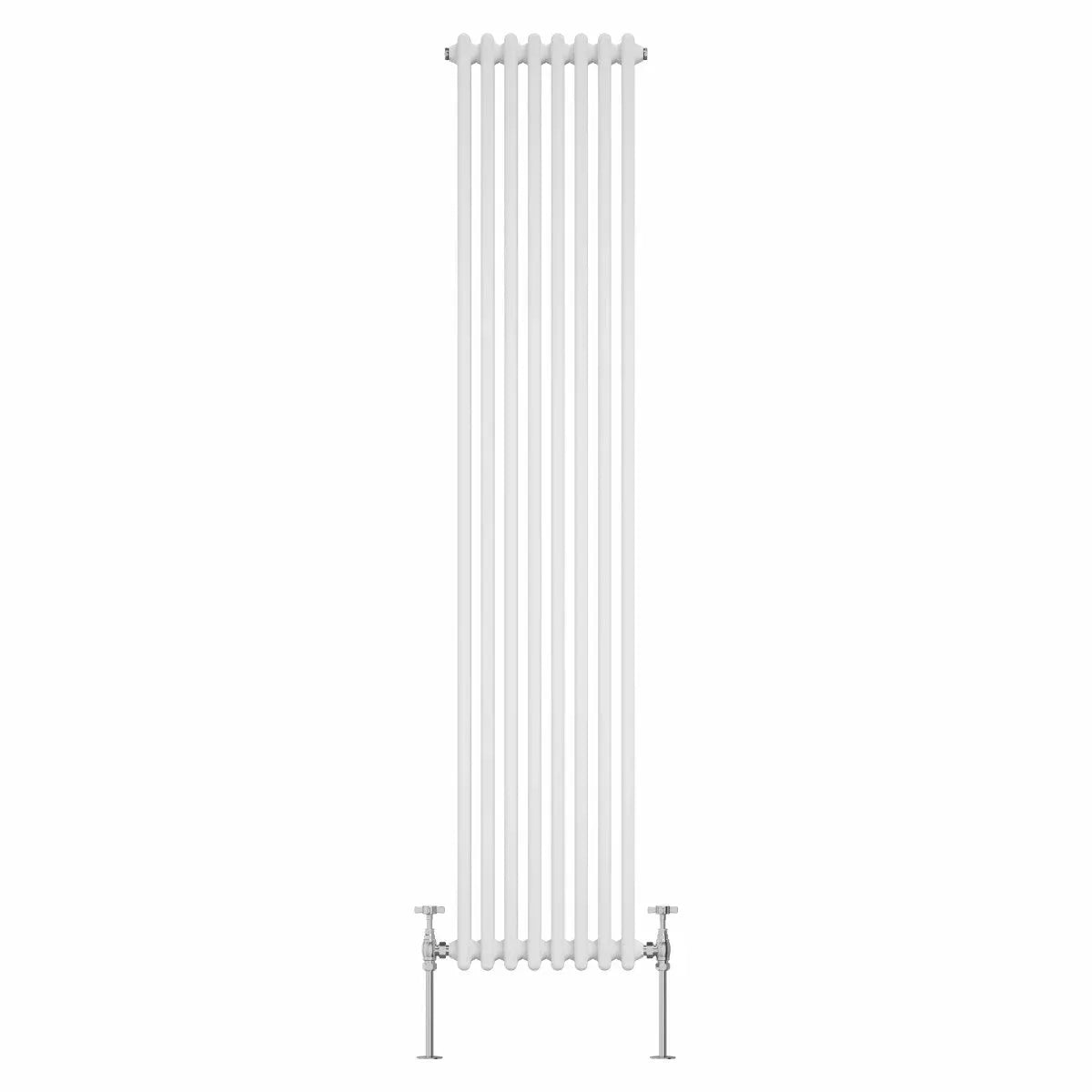 Ferentino - Traditional vertical column radiator white