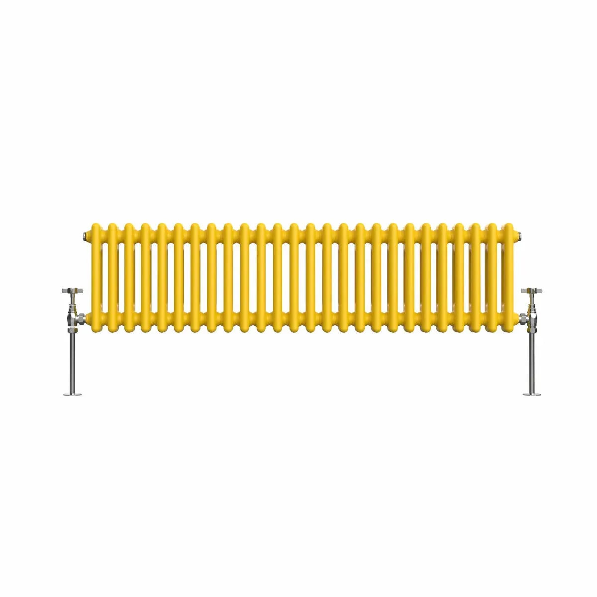 Ferentino - Traditional horizontal column radiator zinc yellow