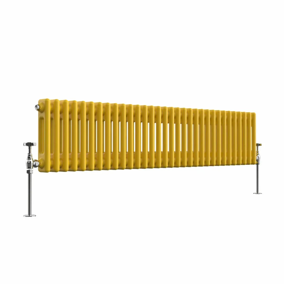 Ferentino - Traditional horizontal column radiator zinc yellow