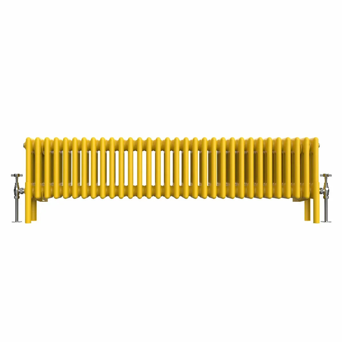 Ferentino - Traditional horizontal column radiator zinc yellow
