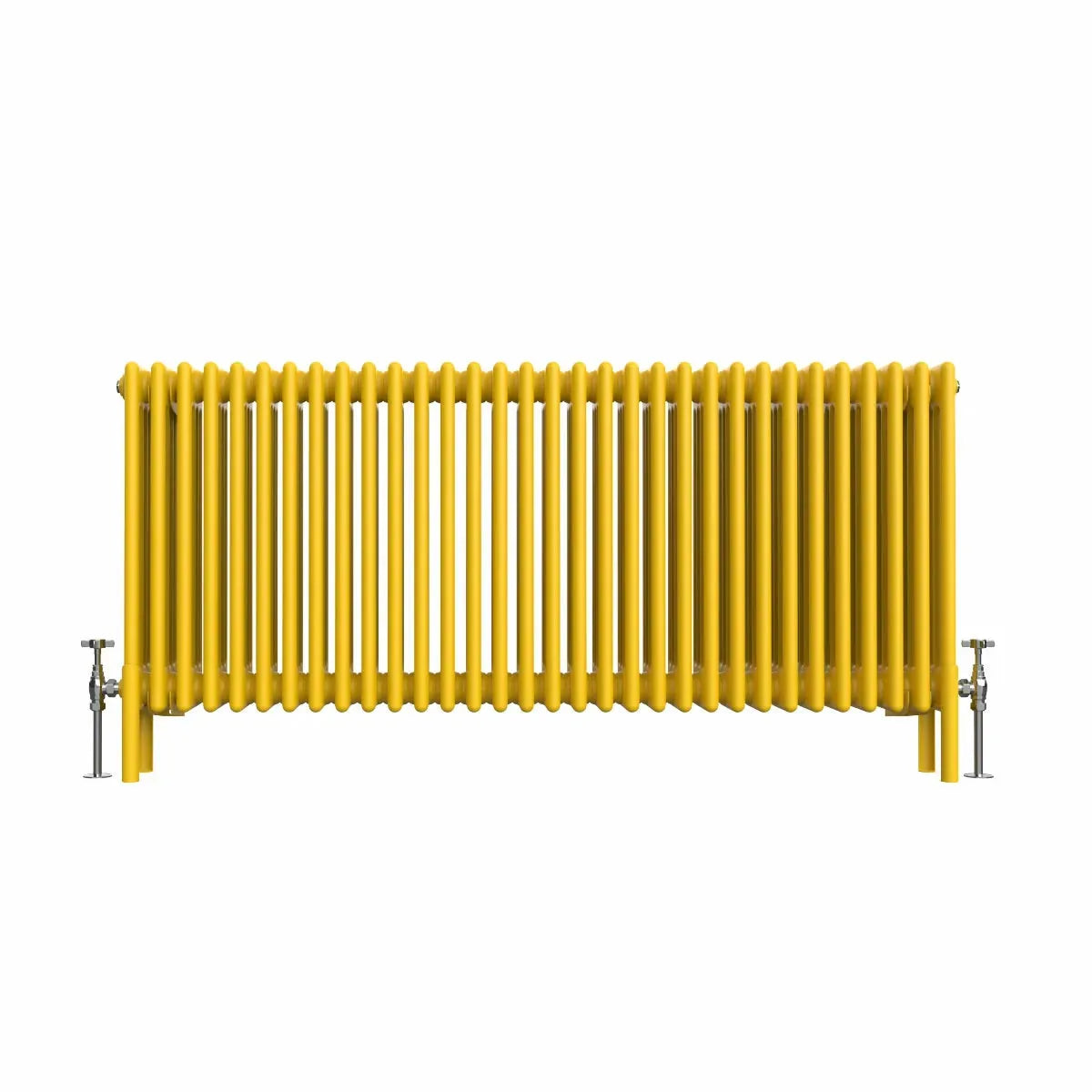 Ferentino - Traditional horizontal column radiator zinc yellow