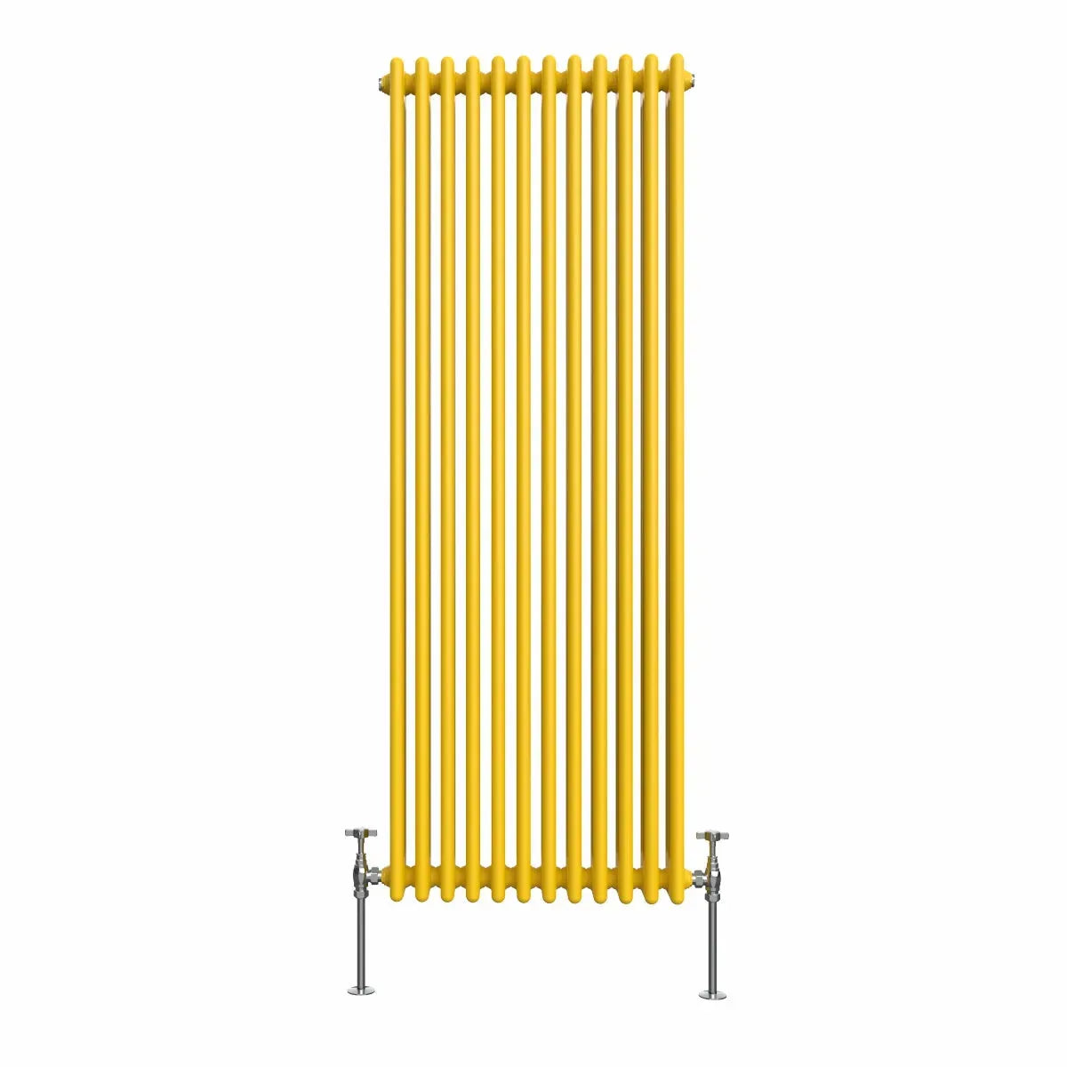 Ferentino - Traditional vertical column radiator zinc yellow